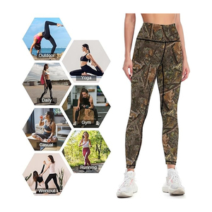 Pantalones de Yoga de Cintura Alta para Mujer, Elásticos en 4 Direcciones, Leggings Deportivos Suaves para Correr, Pantalones de Yoga Ajustados, Elásticos y que Absorben la Humedad - Product Image 4