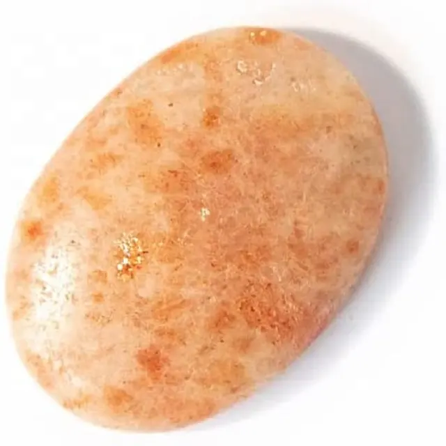 Sunstone Batu Khawatir Saku Jempol Telapak Tangan untuk Meditasi Reiki Chakra Terapi Penyembuhan Kristal Hadiah Kesehatan