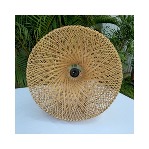 Pantallas de lámparas de ratán ecológicas para restaurantes, hoteles, complejos turísticos, parques de atracciones y salas de estar - Product Image 5