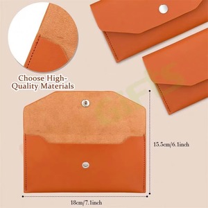 Soft Cowhide Leather Wallet Vintage Long Envelope Money Pouch Clutch <b>Folder</b> Elegant Coin Purse Multi <b>Card</b> Holder for Cash - Product Image 2