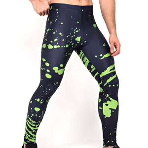 Leggings de sport pour homme, slim, extensibles, résistants, pour l'entraînement, la course et une utilisation quotidienne active. - Product Image 3