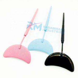 กระจกแต่งหน้าแบบใช้ด้านเดียว สีชมพู/ฟ้า/ดำ 3 สีเคลือบผง  สำหรับต่อขนตา อุปกรณ์เสริมความงามขนตา - Product Image 1
