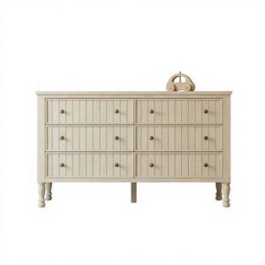 Armoire en bois de style moderne pour enfants avec 6 tiroirs pour appartement, chambre à coucher, salon, meubles pour enfants et bébés - Product Image 5
