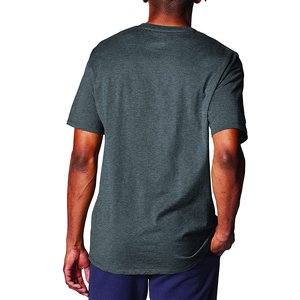 Camiseta de Cuello Redondo para Hombre, Premium, de Poliéster Suave, Transpirable, Estilo Casual Elegante, Manga Corta, Cómoda, para Uso Diario, con Pliegues - Product Image 4