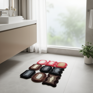 Alfombra de Baño 3D de 40x60 CM con Forma Linda, Suave, Antideslizante, de Poliéster y Tierra de Diatomeas Absorbente para Decoración de Baños en Hogares y Hoteles - Product Image 3