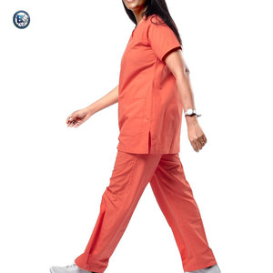 Tenues professionnelles d'hôpital pour le personnel infirmier, en matière respirante et douce, ensembles uniformes de travail. - Product Image 3