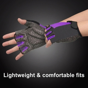 Gants de cyclisme pour hommes et femmes, respirants, rembourrés, demi-doigts, pour la conduite à vélo, protection confortable, sports de plein air - Product Image 1