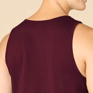 Débardeur de sport pour homme, style musculaire, sans manches, en polyester, col rond, tricoté, style décontracté, avec logo personnalisé, tendance 2026 - Product Image 5