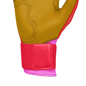 High-Quality 100% Cabretta Leather Baseball Batting Gloves 0.9mm Custom Logo <b>Snap</b> Closure Professional Grade - Product Image 4