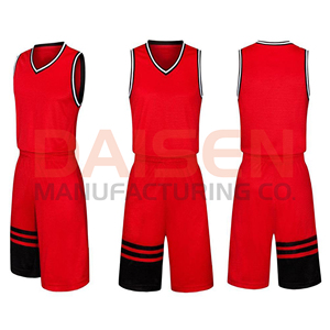Ensemble d'uniformes de basketball personnalisés, shorts respirants, coupe confortable pour les équipes scolaires, les clubs et les loisirs - Product Image 3