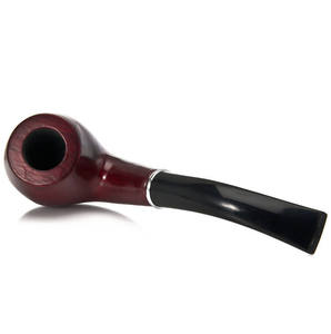 Pipe à fumer en bois classique de luxe faite à la main, détachable, avec porte-cigarette, écologique, finition miroir, logo gravé Echo - Product Image 6