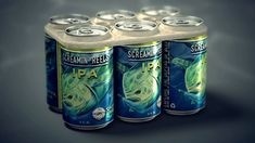 Nouveau prix compétitif – Support carré en fibre moulée écologique en pâte recyclée pour canettes de bière – Emballage personnalisé pour 6 canettes – Non blanchi - Product Image 1
