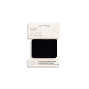 Bande élastique Ilan 50 mm x 1 m noire pour vêtements et couture - Product Image 2