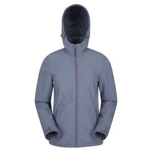 Veste coupe-vent pour homme à blocs de couleur, à capuche, col montant, fermeture éclair, coupe-vent, décontractée, pour le printemps, coupe régulière, 100% coton - Product Image 4