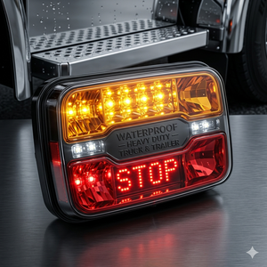 Luz Trasera LED para Camiones de Trabajo Pesado, Luz de Freno Trasera, Impermeable, Luz Trasera Automotriz - Product Image 2