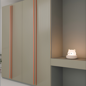 Poignée longue de placard en aluminium FB CB 163, finition céramique, poignée de bordure, Or Blanc Noir Rose Bleu Or Rose, quincaillerie de placard - Product Image 1