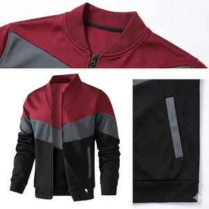 Letterman Men's <b>Jackets</b> OEM Custom Embroidery Logo <b>Patchwork</b> <b>Jacket</b> Casual Baseball Classic Button up Letterman <b>Jackets</b> for Man - Product Image 1