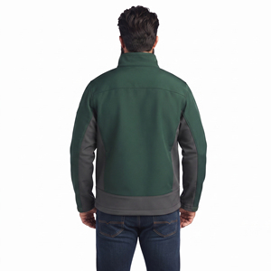 Chaqueta de poliéster softshell para hombre, cortavientos de invierno, chaqueta bomber transpirable con cuello alto, chaqueta de vuelo MA-1 con cremallera para senderismo. - Product Image 2