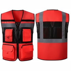 Gilets de Travail Décontractés pour Hommes en Nylon/Coton Personnalisés de Haute Qualité, Multi-Poches, Imperméables et Respirants pour l'Automne – Vente en Gros - Product Image 1