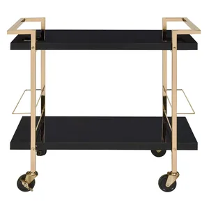 Modern Handmade <b>Ceramic</b> Eco-Friendly American Style Utility Storage Trolley Cart for Kitchen Dining Room Home Organizer - Product Image 1