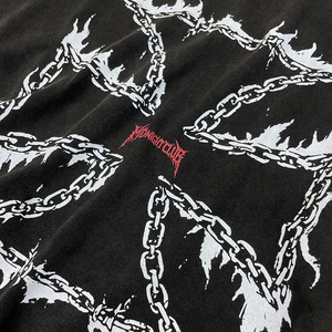 Camiseta de Algodón de Alta Calidad, Corte Holgado, Hombros Caídos, Impresión DTG Personalizada, Precio Bajo, Lavado Ácido, Estilo Vintage, Cuello Redondo, Ropa Deportiva - Product Image 6