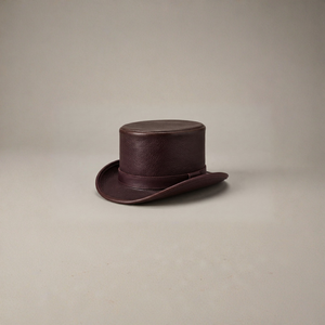 Chapeaux Bob en Cuir Pleine Fleur Véritable Personnalisables avec Logo OEM pour Hommes et Femmes, Style Vintage Steampunk, Vente en Gros - Product Image 5