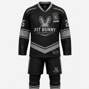 Uniforme de hockey sur glace haut de gamme avec tissu durable, confort respirant et coupe professionnelle, conçu pour les entraînements, les matchs et les tenues d'équipe. - Product Image 1