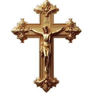 Croix en laiton artisanale traditionnelle pour la décoration des salles de prière chrétiennes, des temples et des centres de méditation religieuse - Product Image 3