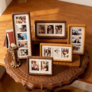Solid Wood Handmade Eco-Friendly <b>Bear</b> Photo Frame <b>Cute</b> Ornaments Creative Home Decorations Desktop Children Display Birthday - Product Image 6