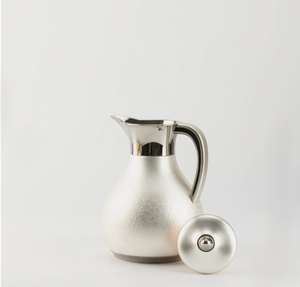 Carafe isotherme de luxe style classique, pot à café thermique, distributeur de boissons isolé avec poignée en bois - Product Image 5