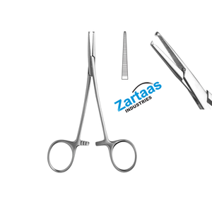 ชุดเครื่องมือผ่าตัด ZARTAAS คีมจับหลอดเลือดดำแบบตรง ขนาด 12 ซม. ผลิตจากเหล็กกล้าไร้สนิมคุณภาพสูง ได้รับการรับรองมาตรฐาน ISO13485 - Product Image 5