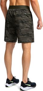 Shorts de course pour hommes avec poches zippées 9"/ 7"/ 5" Séchage rapide Shorts de sport athlétiques pour le basketball et la gym - Product Image 4