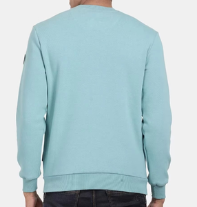 Sweat-shirt pour homme en coton mélangé respirant, style décontracté d'hiver, avec blocs de couleur - Product Image 6