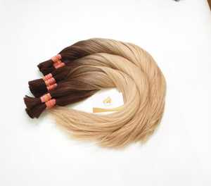 2024 Volos pour Ombre Colors Remy Extensions de cheveux de couleur claire paquet de cheveux vietnamiens en vrac matière première prix de gros - Product Image 2