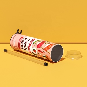 Tubo de Papel Redondo Creativo para Empacar Sushi, Cilindro Ecológico de Grado Alimenticio - Product Image 3