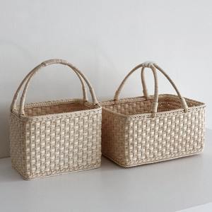 Cestas de almacenamiento de ratán a buen precio, organizadores de regalos pequeños al por mayor, cesta tejida a mano más vendida - Product Image 4