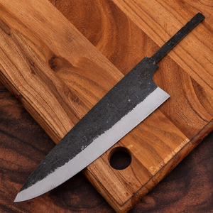 Cuchillo de Cocina Táctico de Alta Calidad, Personalizable, Forjado a Mano, con Hoja de Acero 1095 y Mango de Damasco, para Exteriores - Product Image 1