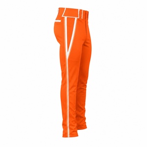 Pantalones de Béisbol de Poliéster para Hombre, Logotipo Personalizado, Transpirables, de Secado Rápido, Cintura Elástica, Rodilla Acolchada, Fabricante ODM - Product Image 4