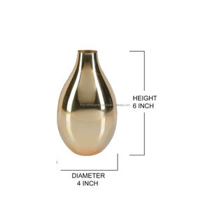 Jarrón de flores de alta calidad, ligero, fácil de mover, venta al por mayor, jarrón de lujo y maceta para decoraciones de mesa de hogar y oficina - Product Image 1