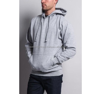 เสื้อฮู้ดดี้ผู้ชายคุณภาพสูง สกรีนโลโก้ได้ตามต้องการ ทรงหลวม ไหล่ตก ผ้าเทอร์รี่หนานุ่ม เสื้อสเวตเชิ้ตผู้ชาย - Product Image 3