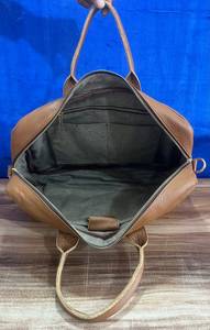 RABADA Leather <b>Messenger</b> <b>Bag</b> Large Durable Zipper Closure Business Use All Seasons <b>Men's</b> Style Large Capacity - Product Image 4