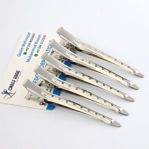 Outils pour extensions de cheveux, pinces de sélection de cheveux de salon, pinces de coiffure, pinces à bec de canard pour le coiffage avec trous, accessoires de salon - Product Image 6