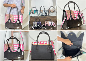 Bolso Tote de Cuero Genuino de Edición Limitada 2026 con Diseño a Cuadros, Elegante Bolso de Hombro y Bandolera para Mujer para Uso Diario - Product Image 3