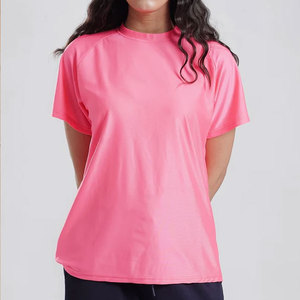 T-Shirt Athletic Running Gym Sportswear Plain Custom Logo Short Sleeve Neck Workout Sports <b>Top</b> 100% Polyester Slim Fit Flare - Product Image 6