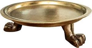 Solid Brass Handmade Heat Resistant Eco-Friendly Clawfoot Pedestal Tea Light Holder <b>Dish</b> Vintage Decorative <b>Candle</b> Stand Home - Product Image 6
