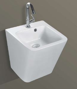 Lavabo de una pieza FLAG L405 W375 H405mm para baño, inodoro, hotel, escuela, hospital, villa, apartamento - Product Image 3