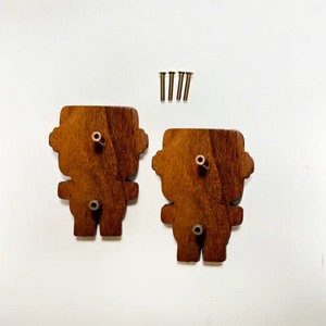 Nouvelle Arrivée Poignées de Tiroir pour Enfants en Bois d'Acacia Forme Robot, Poignées Décoratives de Haute Qualité pour Meubles en Bois - Product Image 4