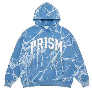 Sweat à capuche pour homme coupe droite en molleton épais 100% Coton, délavé à l'acide, à l'aspect vieilli et vintage, pour l'hiver, style décontracté, Hip Hop, personnalisable - Product Image 6