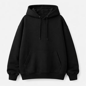 Proveedor de Sudaderas Extra Grandes Negras Personalizadas al por Mayor, 100% Algodón - Servicios OEM Disponibles - Product Image 1