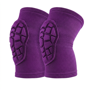 OLLAS Genouillères de protection professionnelles en nylon et spandex respirant à structure alvéolée, manchon de compression fin, unisexe pour enfants - Product Image 6